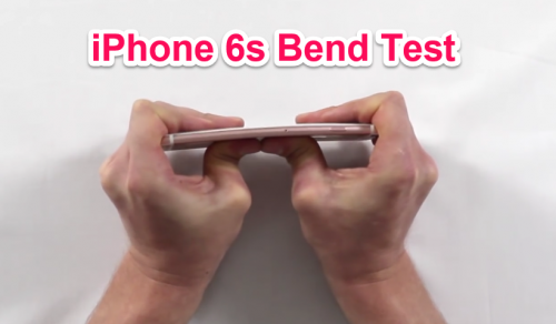 iPhone 6s Bendgate Bendtest