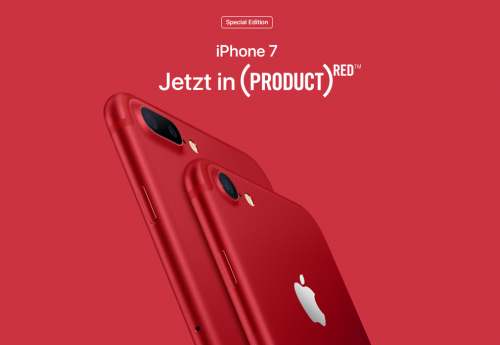 iPhone 7 RED Rot