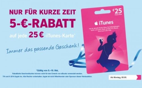 iTunes Rabatt